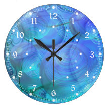 Écoulement intérieur VI - galaxie abstraite d'Aqua Horloges