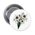 Edelweiss Blumen Buttons