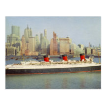 Effektivwert Queen Mary, das New- Yorkfünfziger ja Postkarte