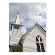 Église de pays carte postale