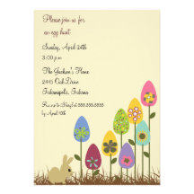 Eibäume - Ostern-Party Einladungen