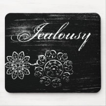 Eifersucht-Mausunterlage Mousepads