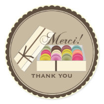 Ein Dutzend Franzosen Macarons Merci danken Ihnen
