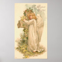 Ein freudiger Ostern-Engel Posterdruck