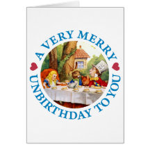 EIN SEHR FRÖHLICHES UNBIRTHDAY ZU IHNEN GRUßKARTE
