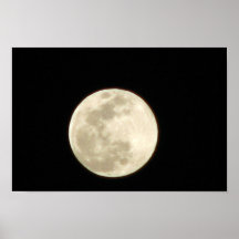 Ein Vollmond im Februar Plakate