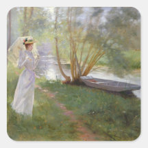 Ein Weg durch den Fluss, 1890 Aufkleber