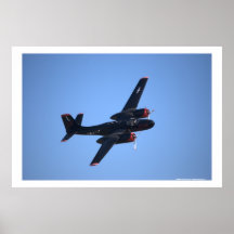 Eindringling Douglas A-26 Posterdruck