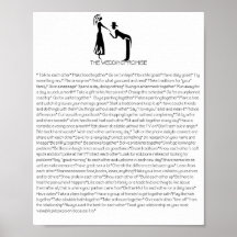 Eine Braut und ein Bräutigam Posterdruck