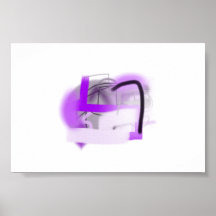 Eine Narbe Posterdrucke