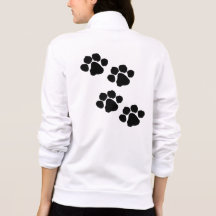 Eine Tiertatzen-Drucke Shirts