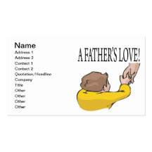 Eine Vater-Liebe Visitenkarte