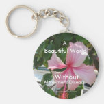 Eine Welt ohne Alzheimerkrankheit Keychain Schlüsselband