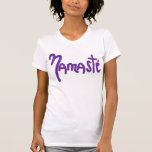 Einfach Namaste in heiligem Lila Shirts