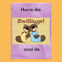 einladung,baby,zwillinge,teddybären einladungen
