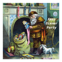 Einladung des Weihnachtsabendessen-Party-4