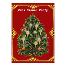 Einladung des Weihnachtsabendessen-Party-7