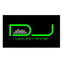 Einzigartige DJ-Visitenkarte