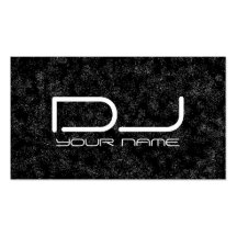Einzigartige DJ-Visitenkarte