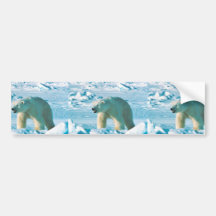 Eisbär Autosticker