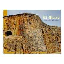 EL Morro, San Juan, Porto Rico V Carte Postale