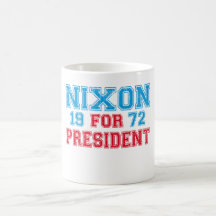 Élection 1972 de Nixon Tasses