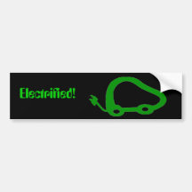 ElectricVehicleFriendly, elektrifiziert! Auto Sticker