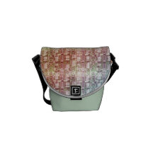 Elegante Retro grüne Tasche Kurier Tasche