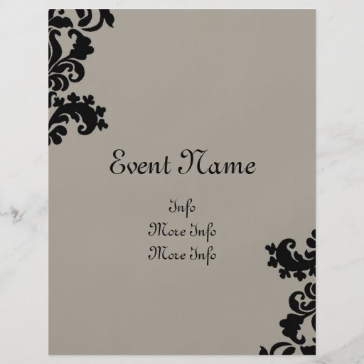 Eleganter Flyer