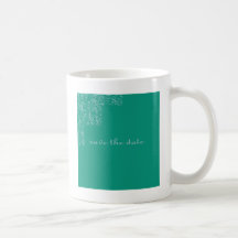 Eleganter Save the Date Blumenentwurf Haferl