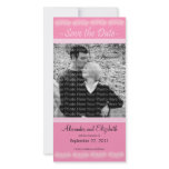 " elegantes Rosa 4x8 retten die Datums-Mitteilung