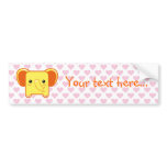 Éléphant de Kawaii autocollants pour voiture