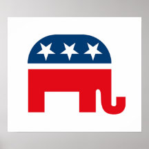 Éléphant républicain posters