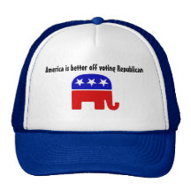 elephantsymbol, Amerika ist besser gestellt Abstim Truckermütze