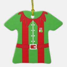 Elf Bowler-Bowlingshemd Weinachtsornamente