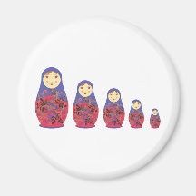Emboîtement russe/Babushka de ~ de poupée de Matry Aimant