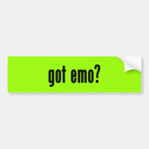 emo obtenu ? adhésifs pour voiture
