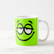 Emoticon-kundengerechter Hintergrund-Becher Kaffee Tasse