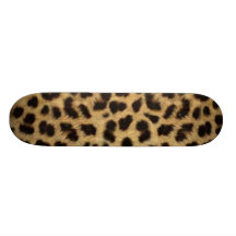 Empreinte de léopard planches à roulettes customisées