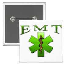 EMT BADGE AVEC ÉPINGLE