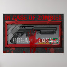 En cas d'affiche de Gamer de zombis - armes à feu 