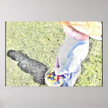 Ende der Ostern-Jagd Plakatdruck