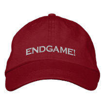 "ENDGAME! ", PC-SPIEL-SPIELER-KAPPE BASEBALLKAPPE