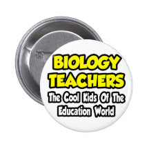 Enfants frais de professeurs de biologie… de monde badge avec épingle