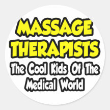 Enfants frais de thérapeutes de massage… de monde  adhésifs