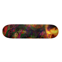 Enfin féerie plateaux de skateboards customisés