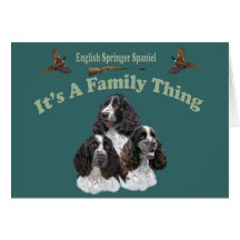 Englisch Springe Karten Sachen einer Familie