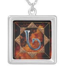 enochian Buchstabe "ged" (g) Selbst Gestaltete Halskette
