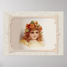 Ensemble vintage d'affiche d'enfants