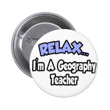 Entspannen Sie sich… mich sind ein Geografie-Lehre Buttons